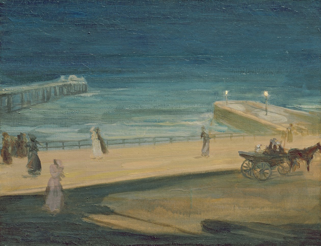 På Pier, Brighton av Charles Edward Conder