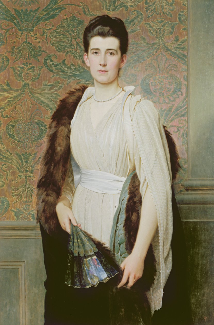 Portrett av en kvinne av Charles Edward Perugini
