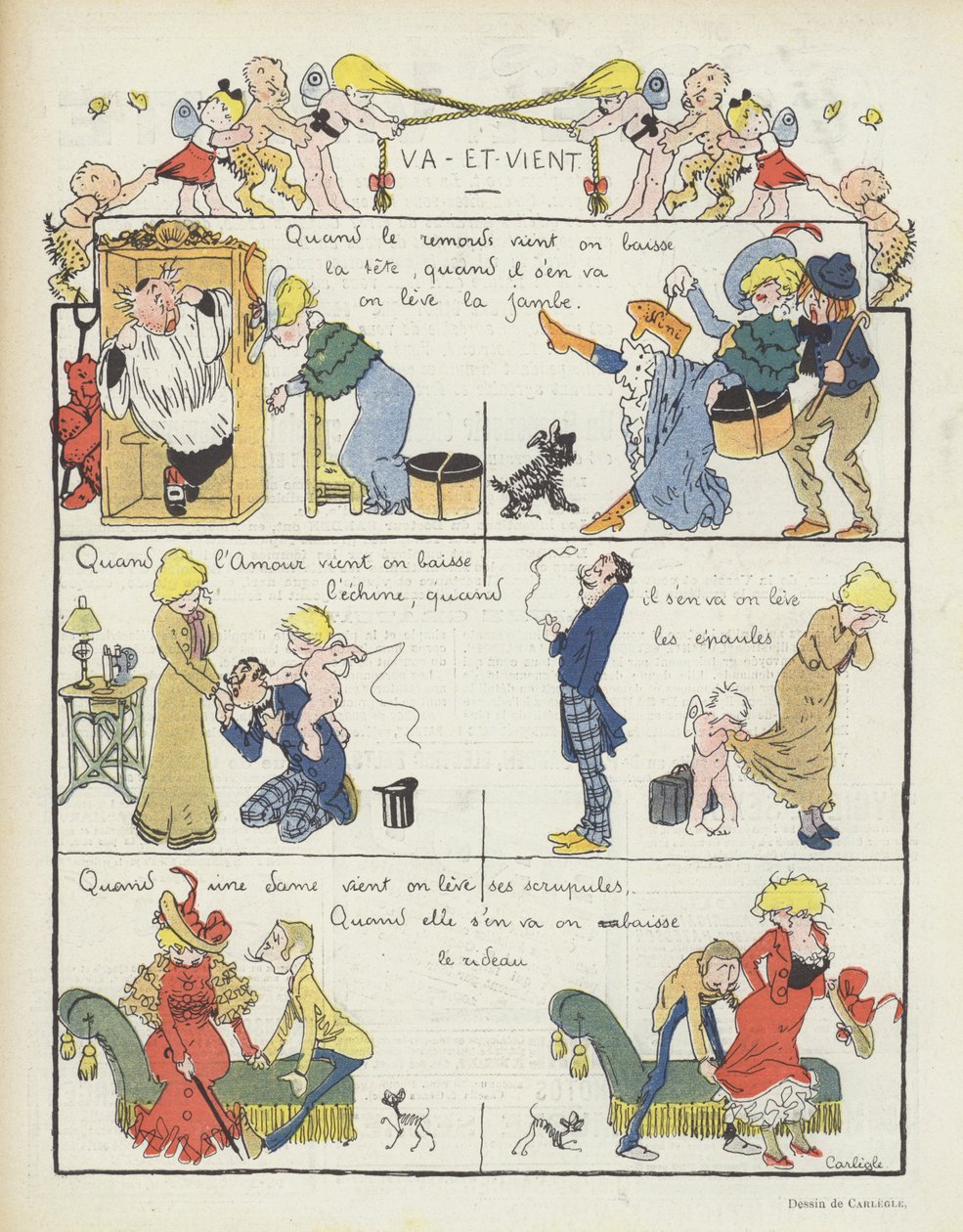 Illustrasjon for Le Rire av Charles Emile Egli