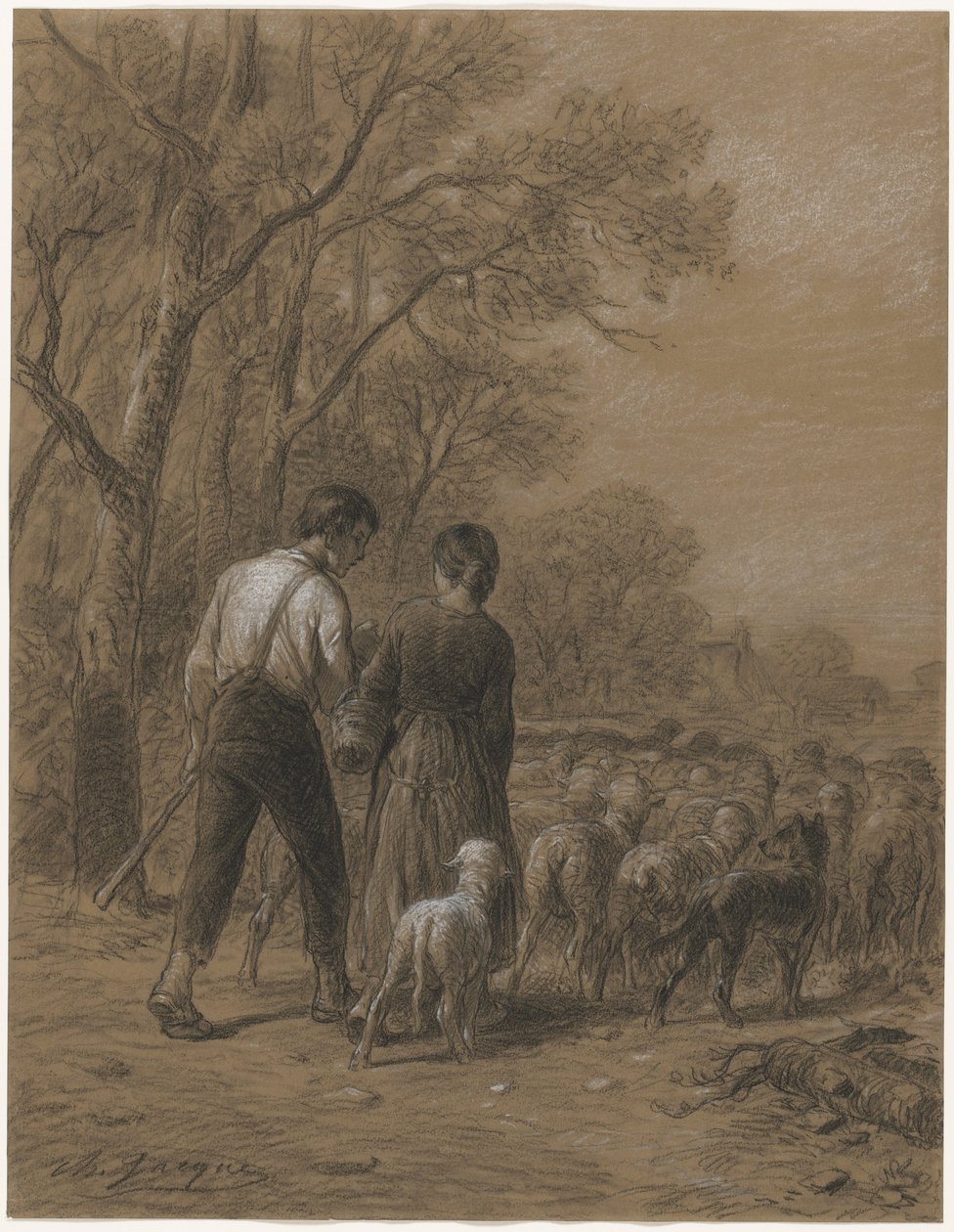  av Charles Emile Jacque