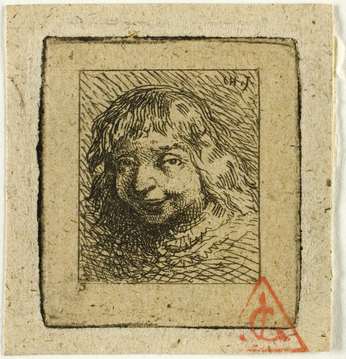 Leder for en bretonsk av Charles Emile Jacque