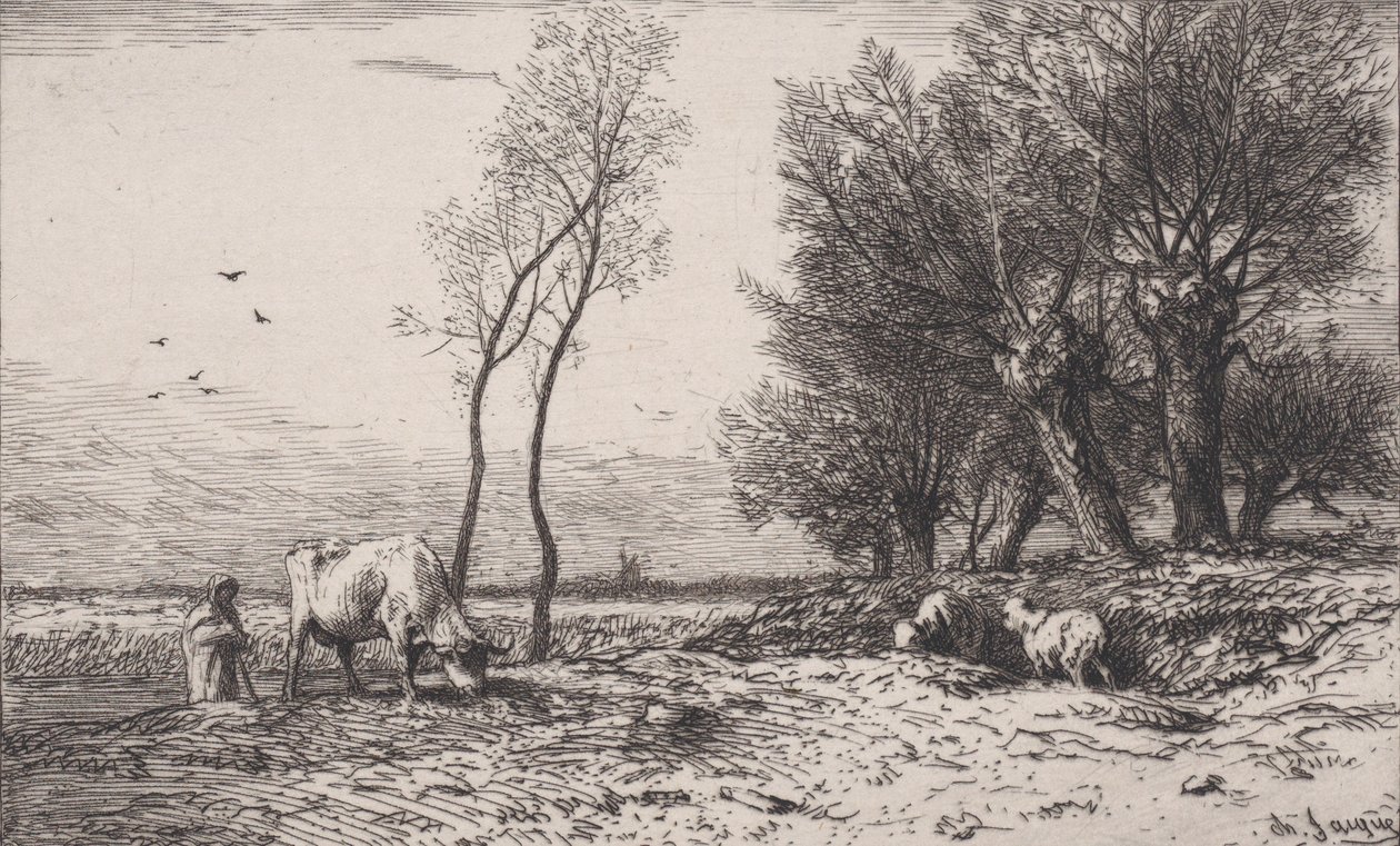 Vinter, 1867. av Charles Emile Jacque