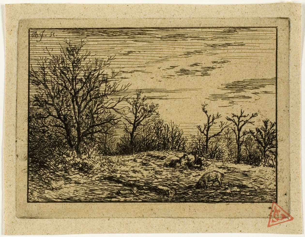  av Charles Emile Jacque