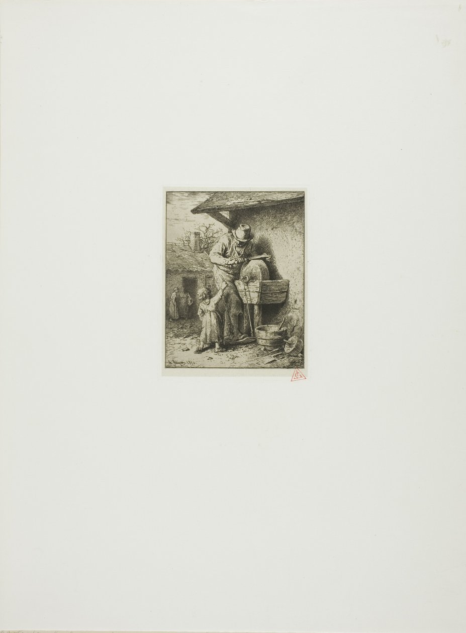 Knivsliperen av Charles Emile Jacque
