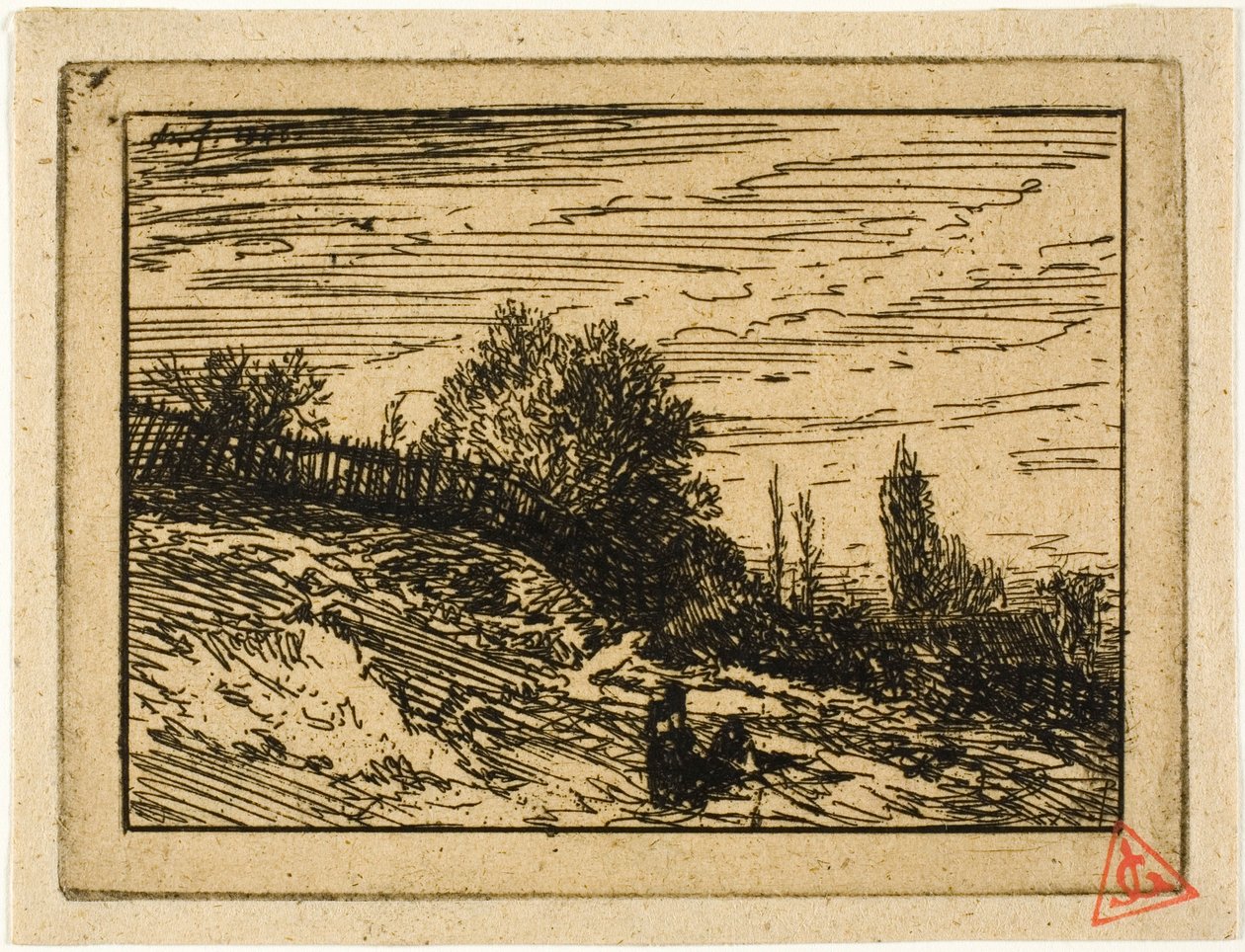 The Thicket av Charles Emile Jacque