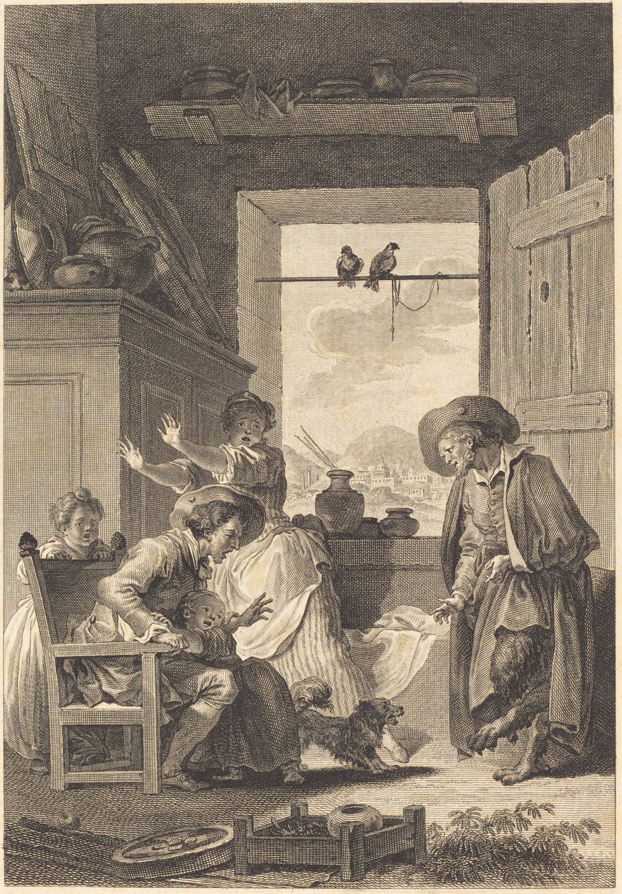 Belphegor av Charles Emmanuel Patas and Antoine Jean Duclos after Jean Honoré Fragonard