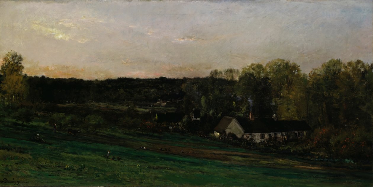 House of Mother Bazot, 1874. av Charles Francois Daubigny
