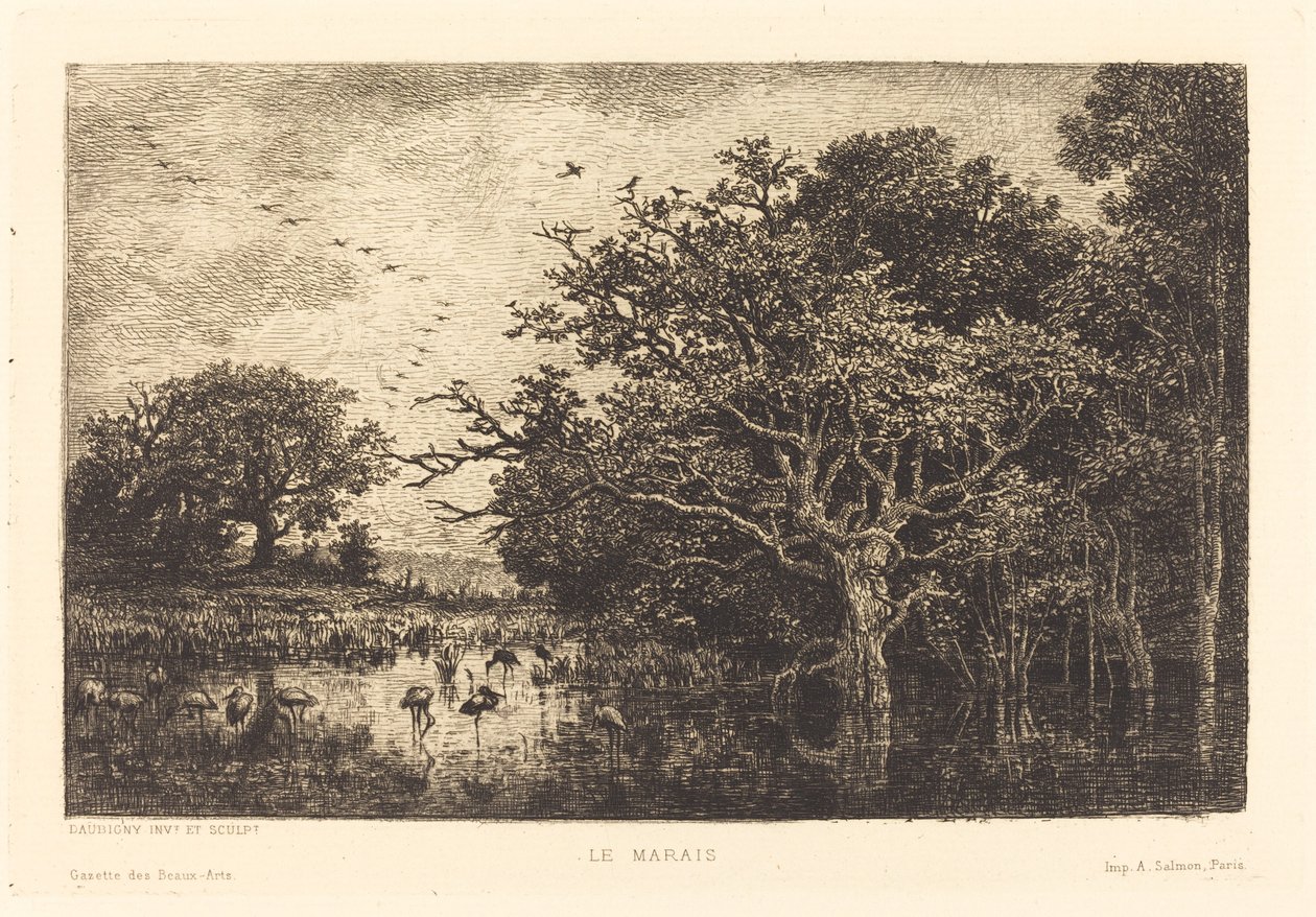 Marsh av Charles Francois Daubigny