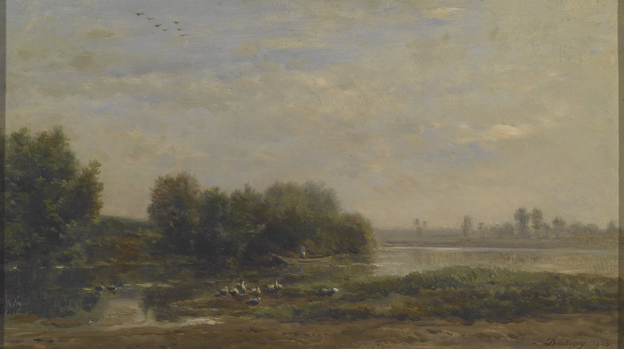 På Oise av Charles Francois Daubigny