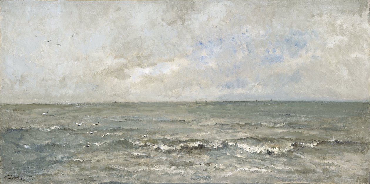 Sjølandskap av Charles Francois Daubigny