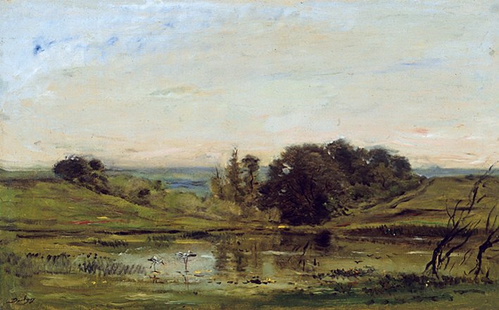 Ensomhet av Charles Francois Daubigny