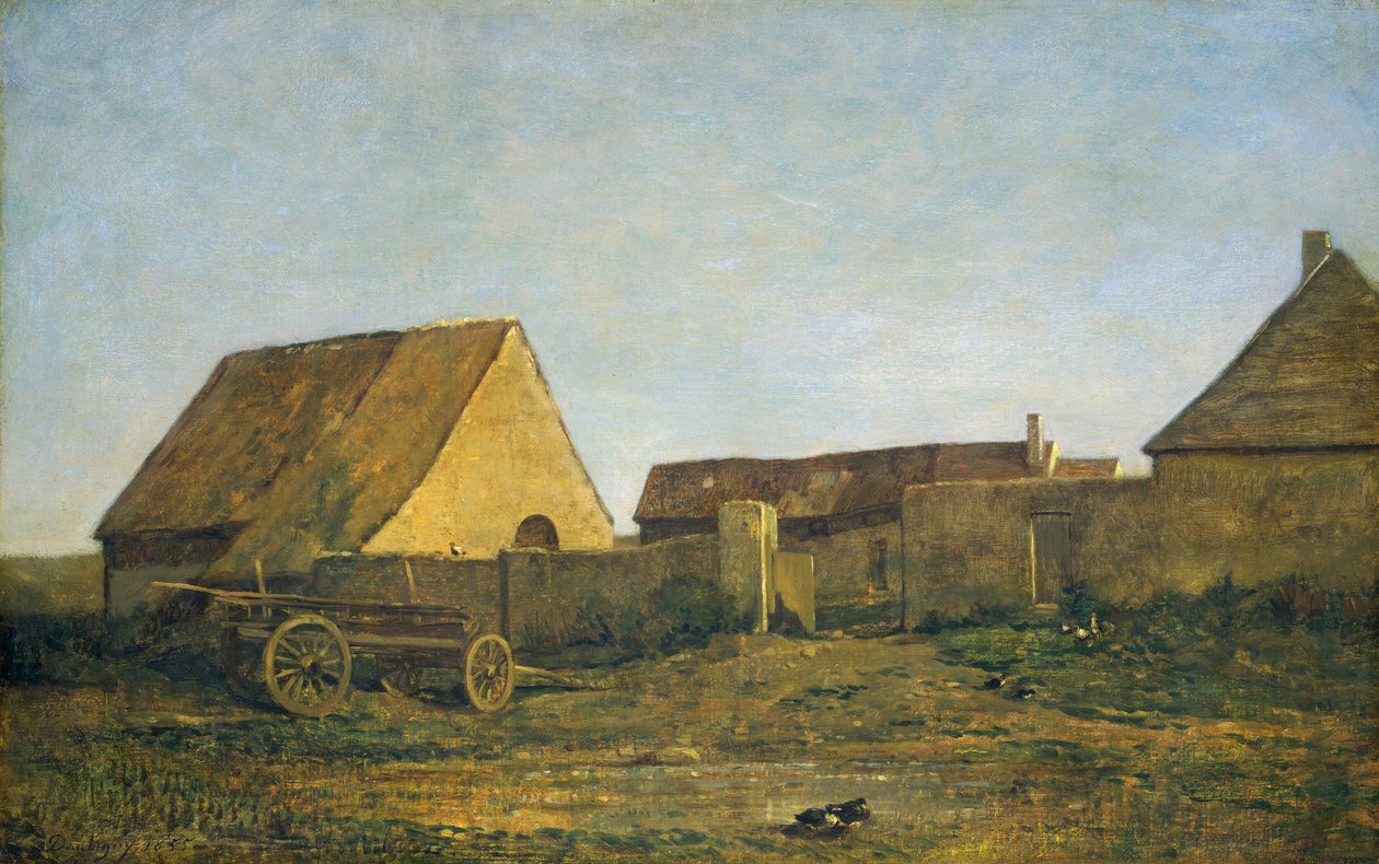 Gården av Charles Francois Daubigny