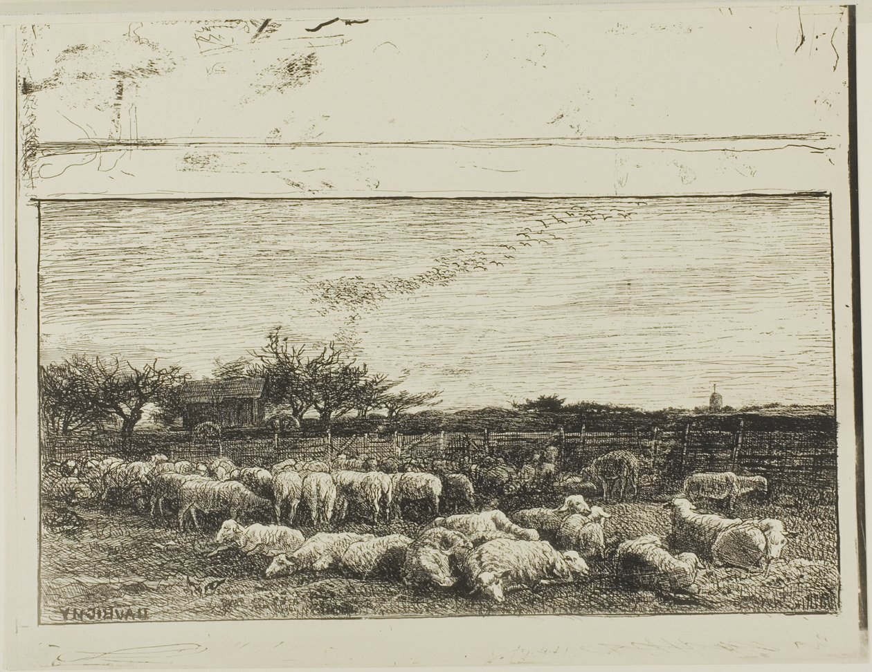 Den store sauefolden av Charles Francois Daubigny