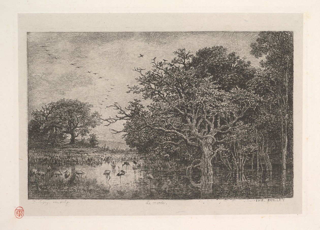 Myrene, 1851. av Charles Francois Daubigny