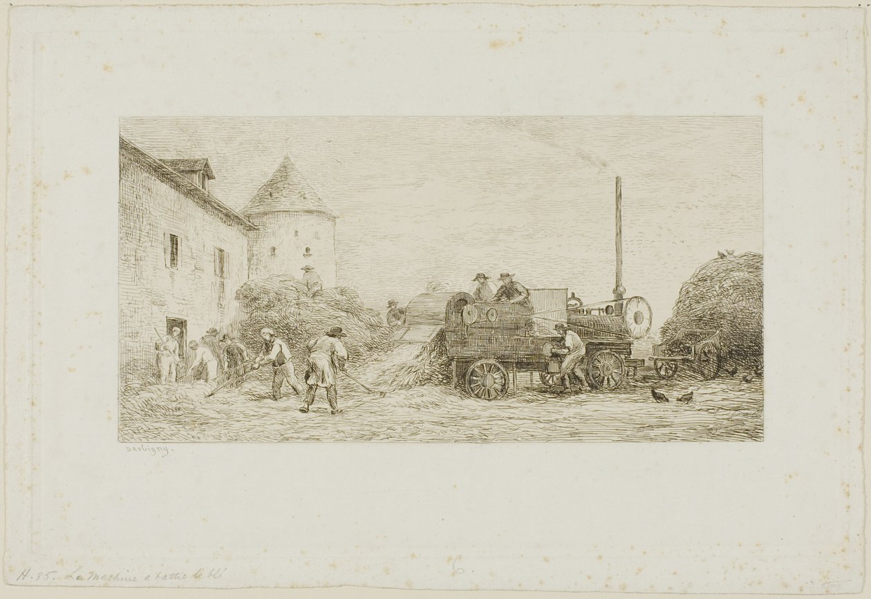 Høstemaskinen av Charles Francois Daubigny