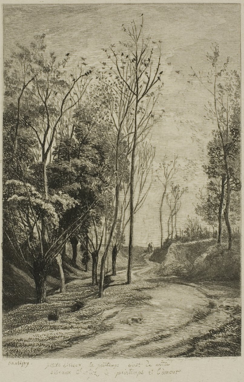 Småfuglene av Charles Francois Daubigny