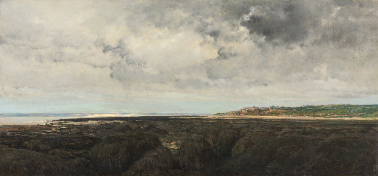 Villerville Sett fra Le Ratier av Charles Francois Daubigny