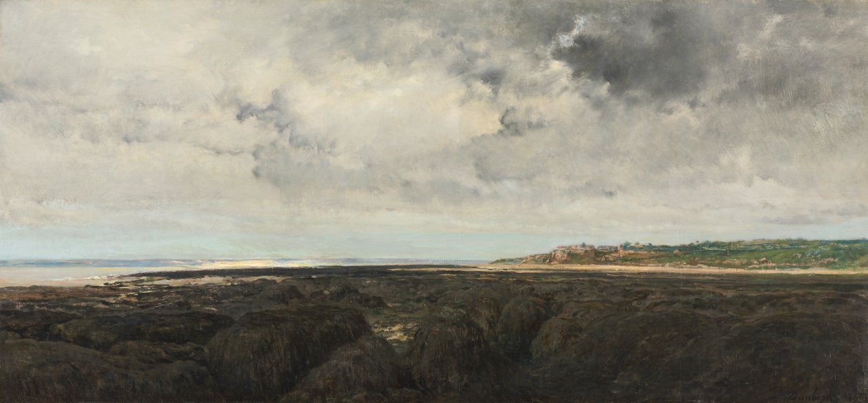 Villerville sett fra Le Ratier, 1855. av Charles Francois Daubigny