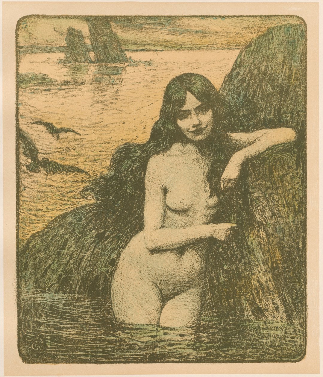 Havfrue, 1896. av Charles Guerin