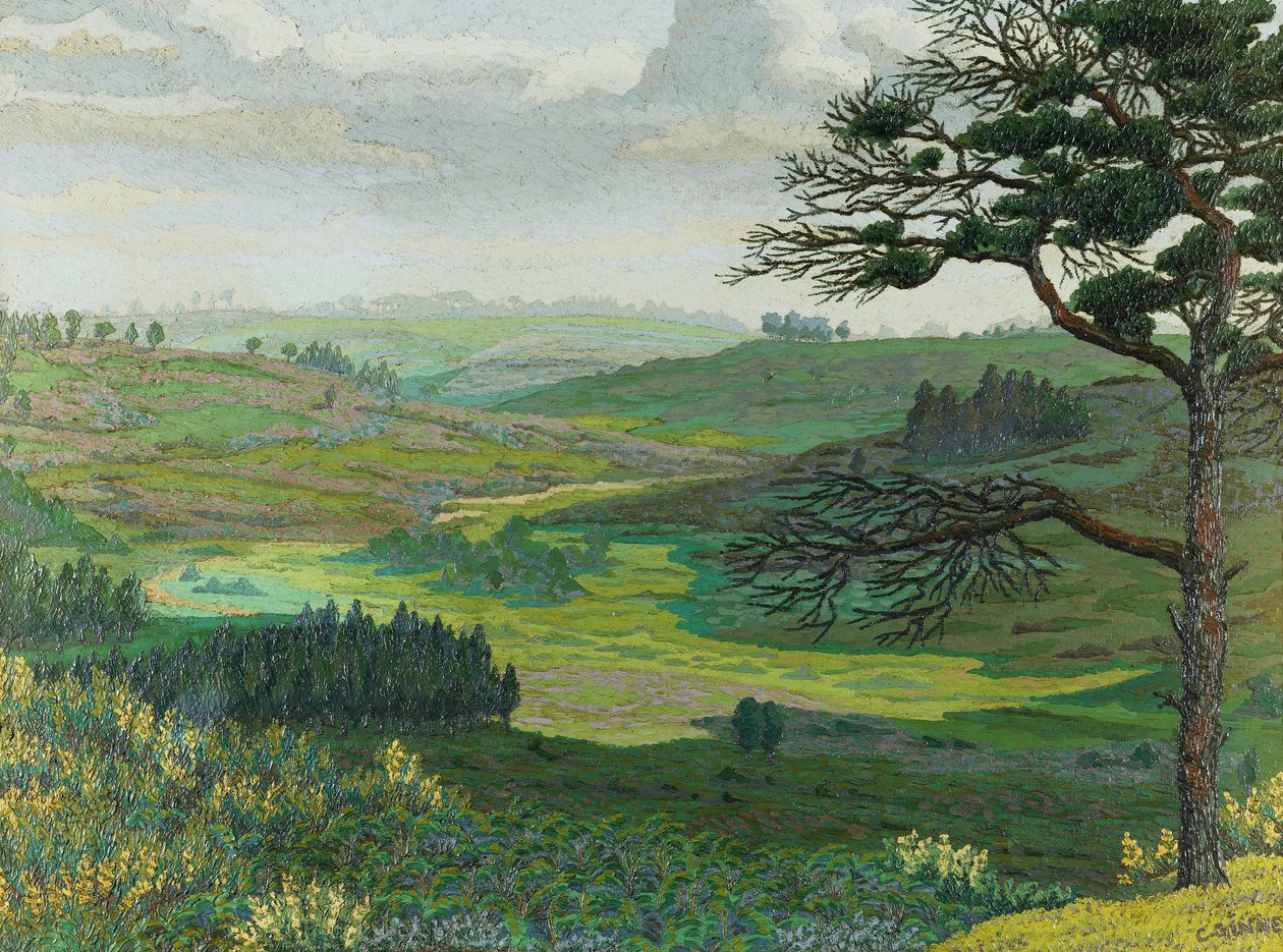 Godshill, New Forest av Charles Ginner