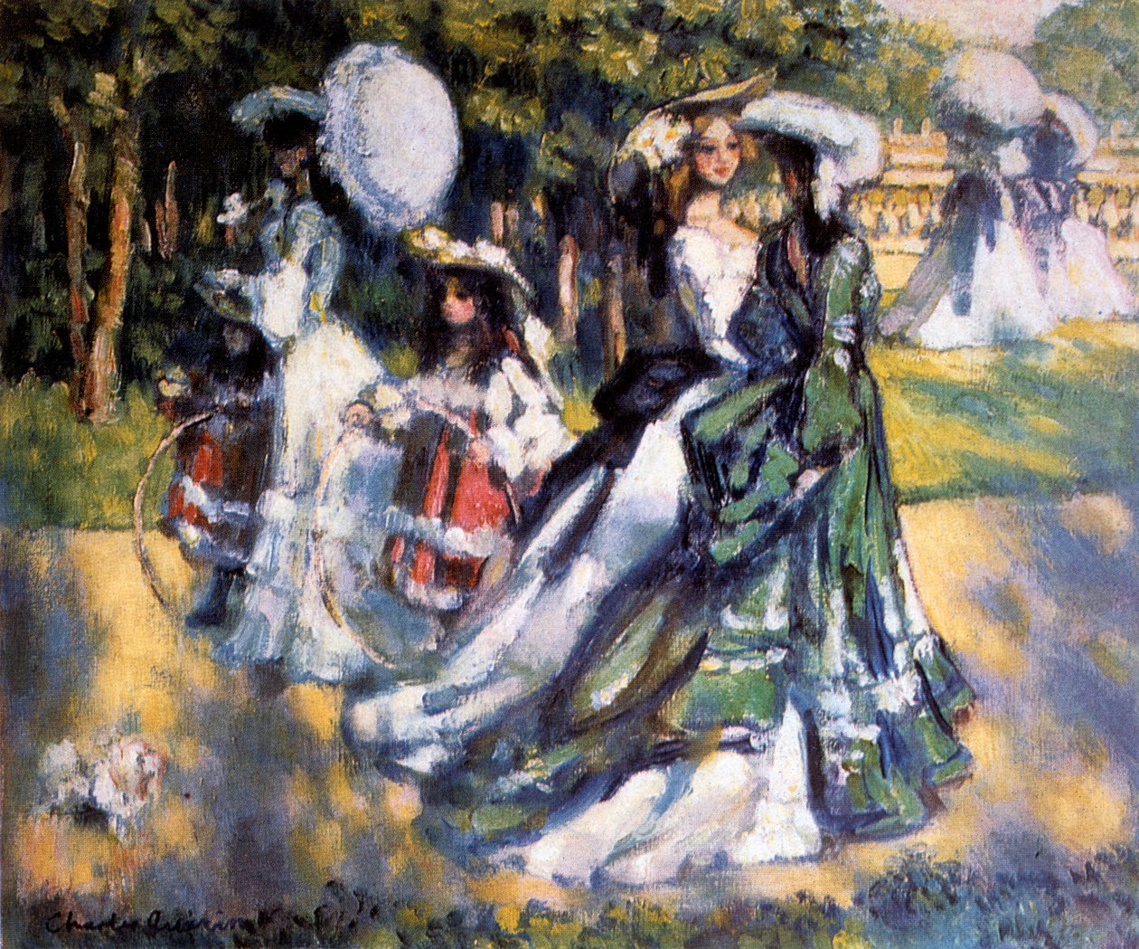 Promenade, c1911 av Charles Guerin