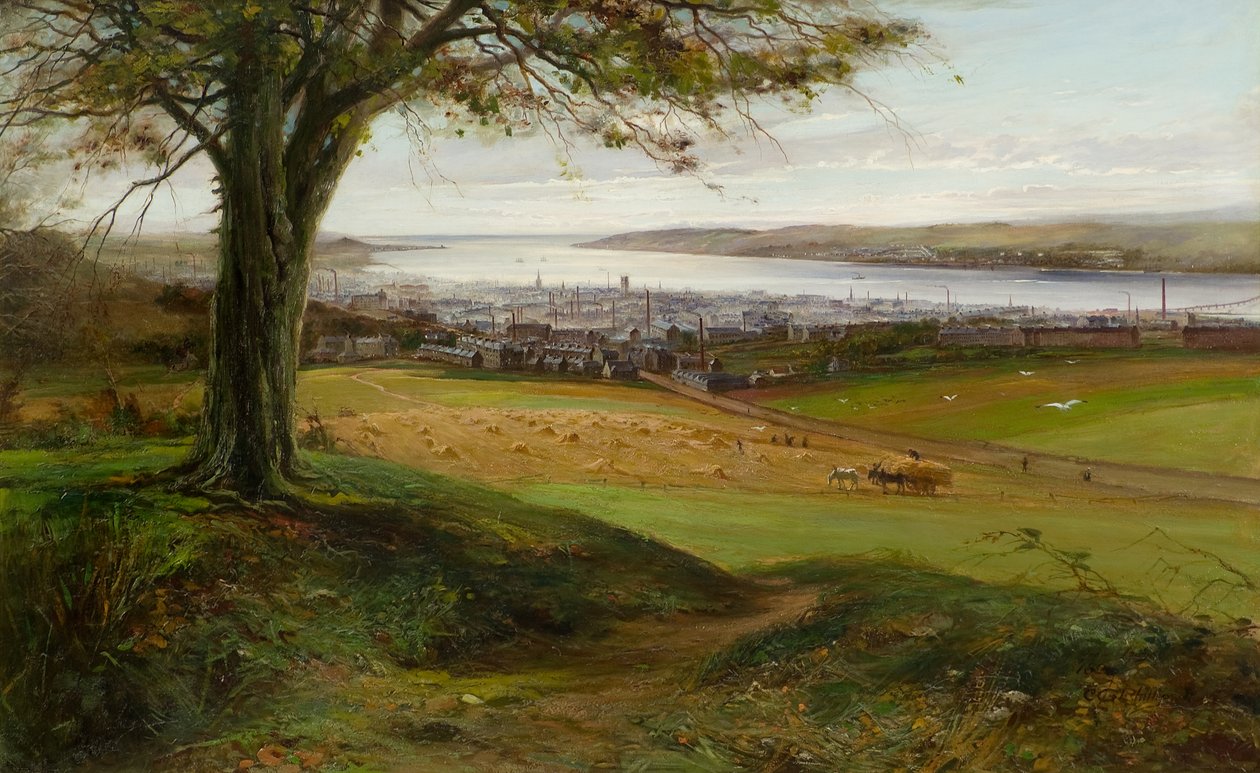 Dundee fra Balgay av Charles Gustav Louis Phillips