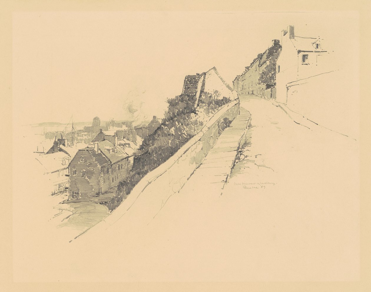 Nær Hope Gate, Quebec av Charles H. Woodbury