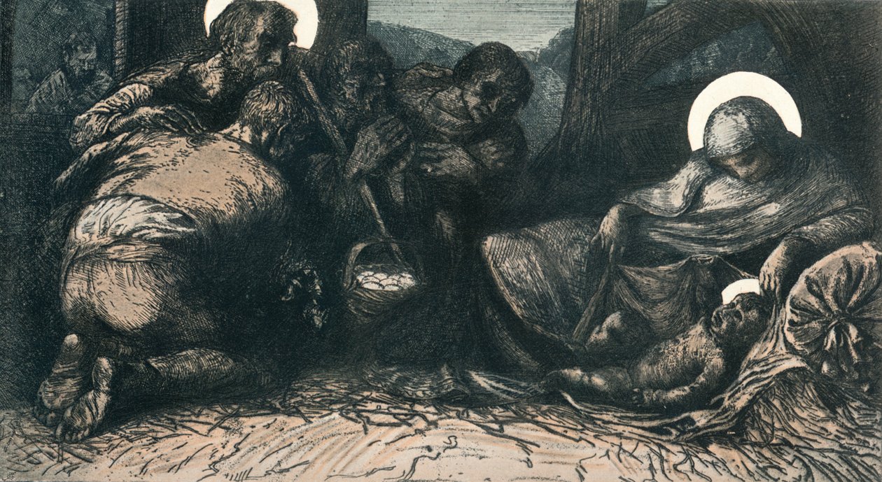 Fødselen, c1900 1903-1904 av Charles Holroyd
