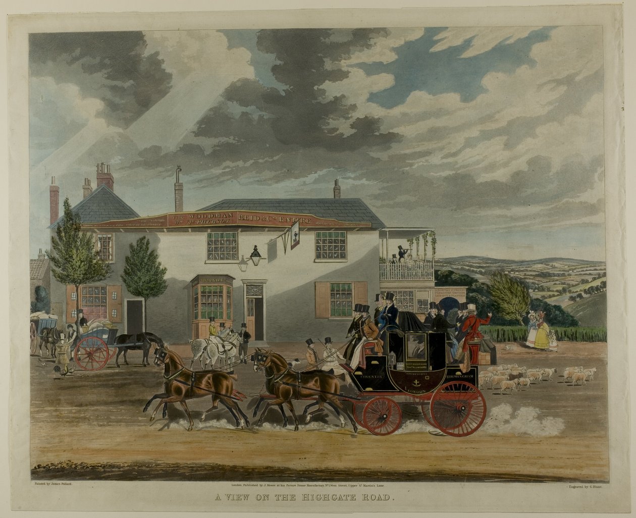 Utsikt over Highgate Road av Charles Hunt
