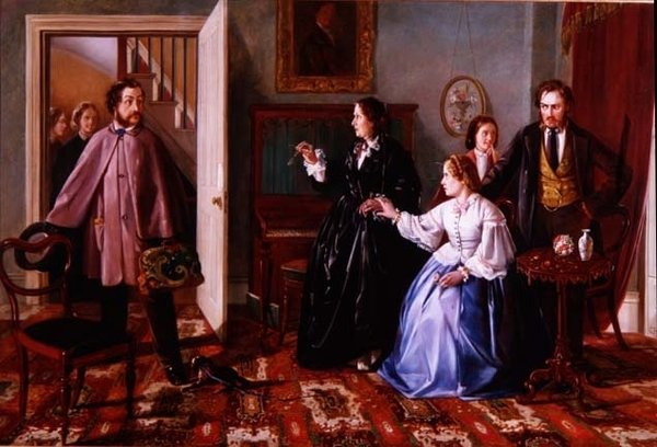 De to frierne (olje) av Charles Hunt