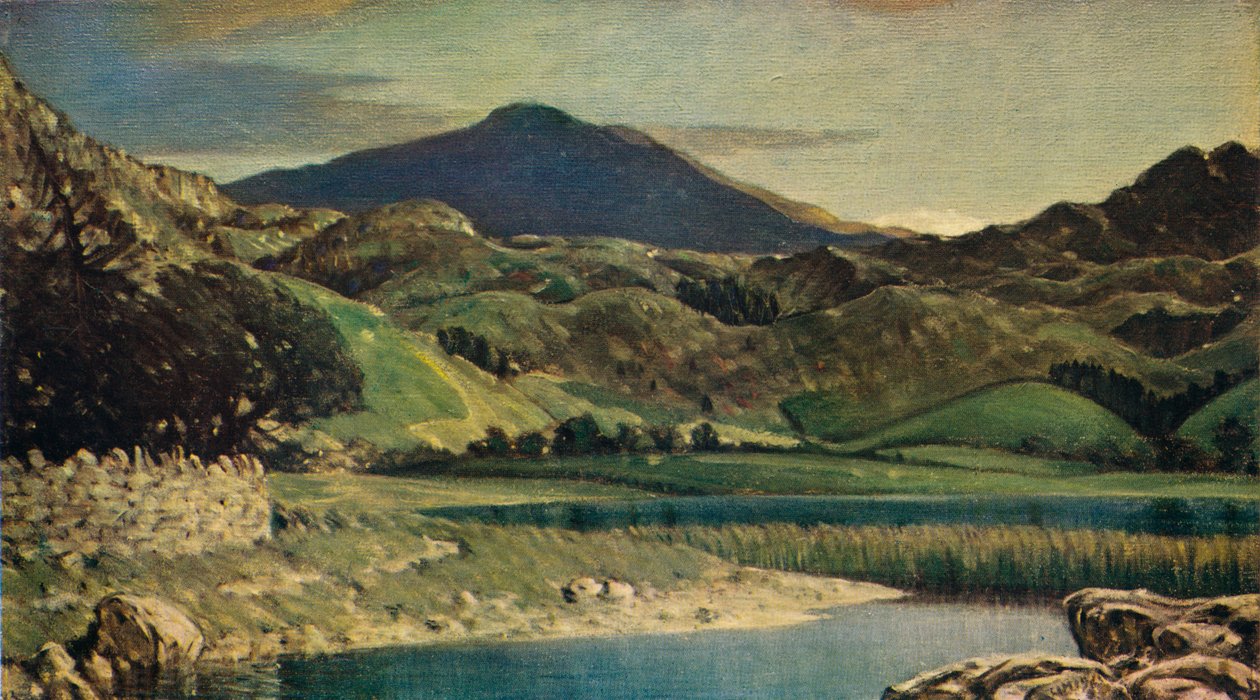 Watendlath Tarn, nær Keswick, 1919 1931 av Charles John Holmes