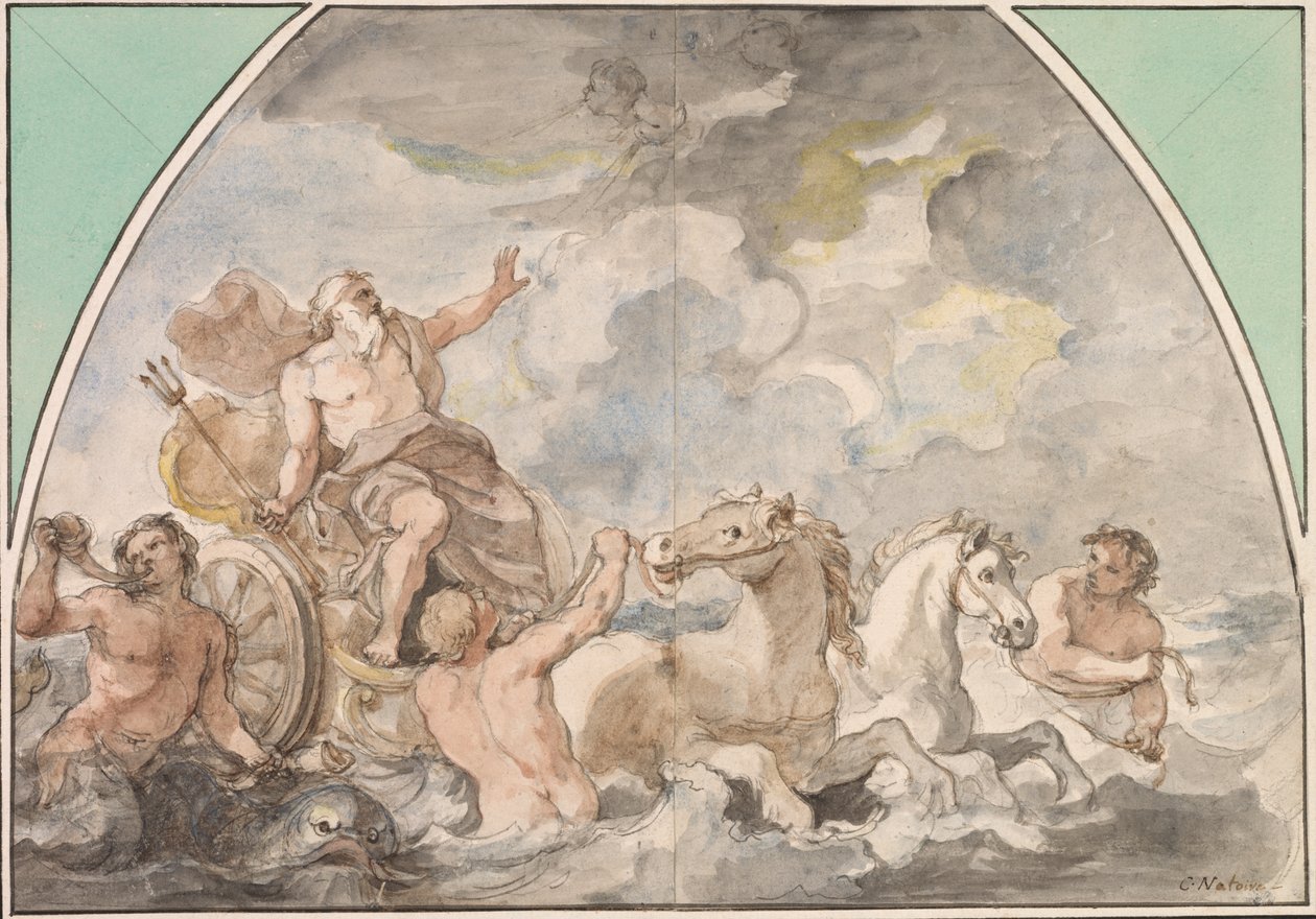 Neptuns triumf av Charles Joseph Natoire