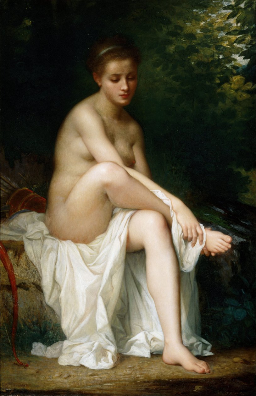 Nymfe Ismene, 1878 av Charles Landelle