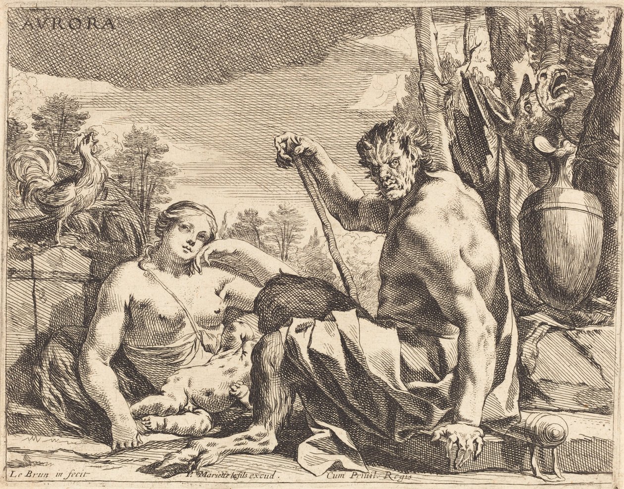 Aurora (Dawn) av Charles Le Brun