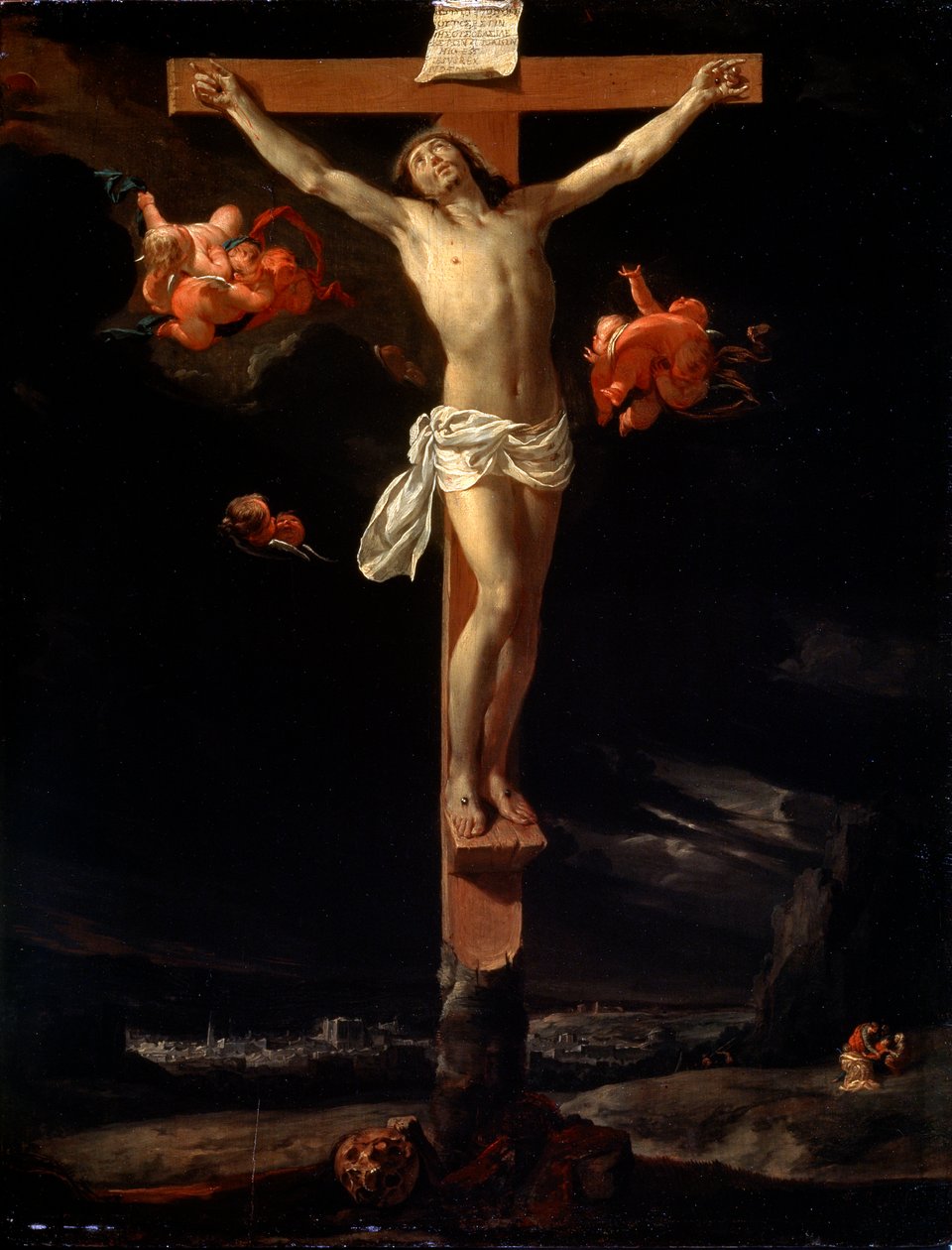 Korsfestelsen, 1637. av Charles Le Brun