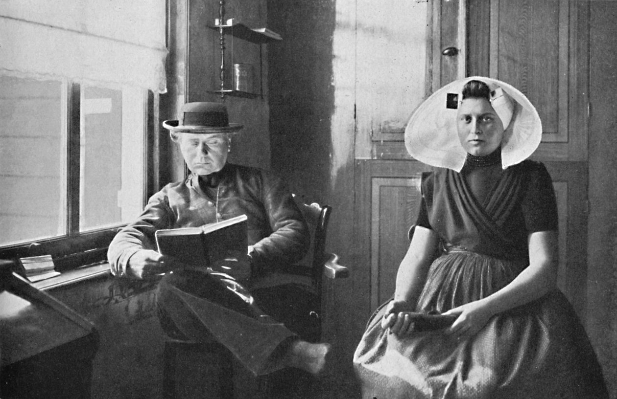 En nederlender og hans kone, 1912 av Charles Lefebure
