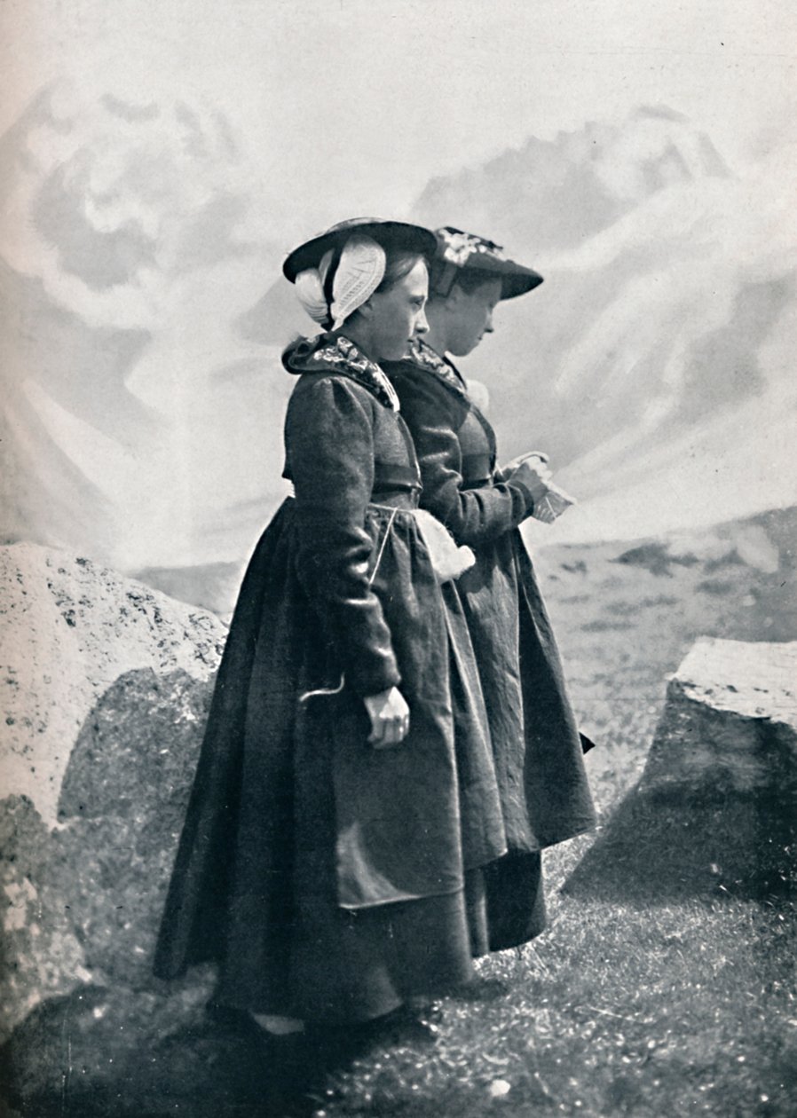 To sveitsiske kvinner, 1912 av Charles Lefebure
