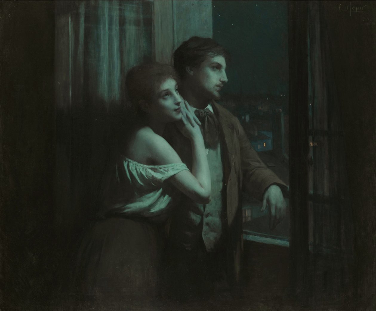 Reverie, 1893. av Charles Lenoir