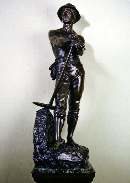 The Minor (bronse på marmorbase) av Charles Levy
