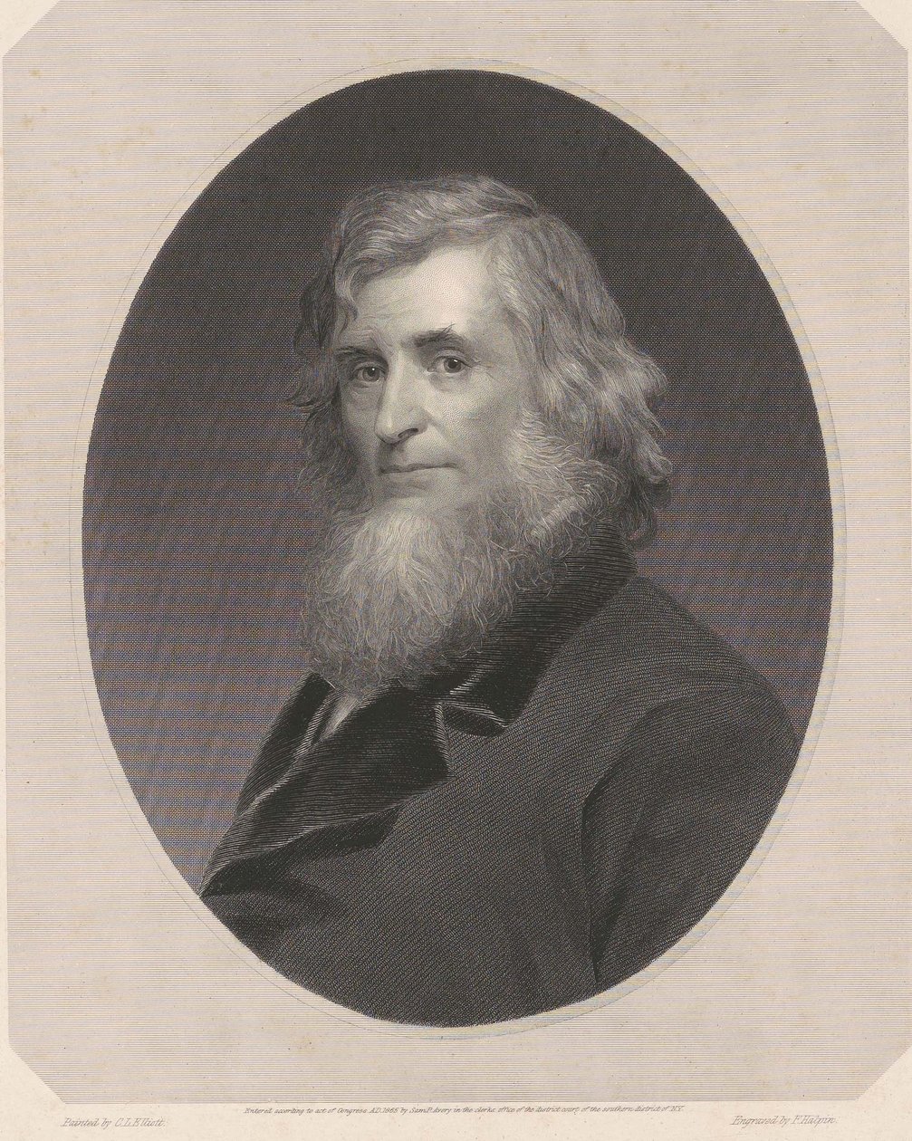 Asher Brown Durand av Charles Loring Elliott