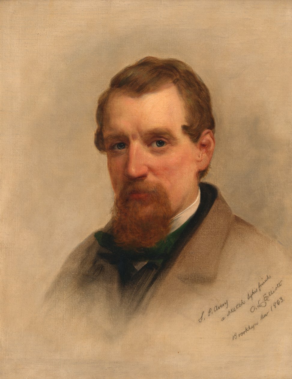 Samuel Putnam Avery, 1863. av Charles Loring Elliott