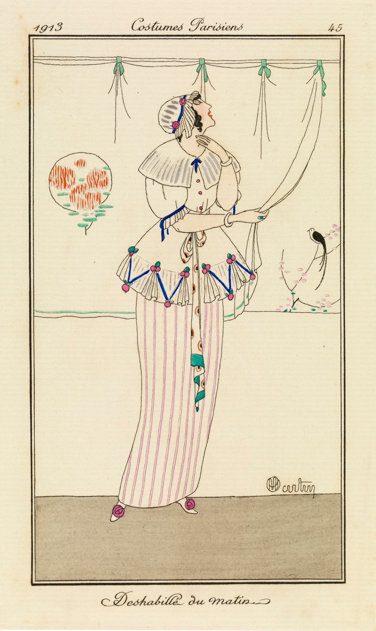 Tallerken 45 fra 'Parisian Costumes' av Charles Martin