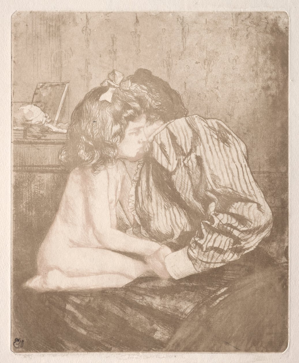 Confidences, fra A New Sentimental Education, 1901. av Charles Maurin