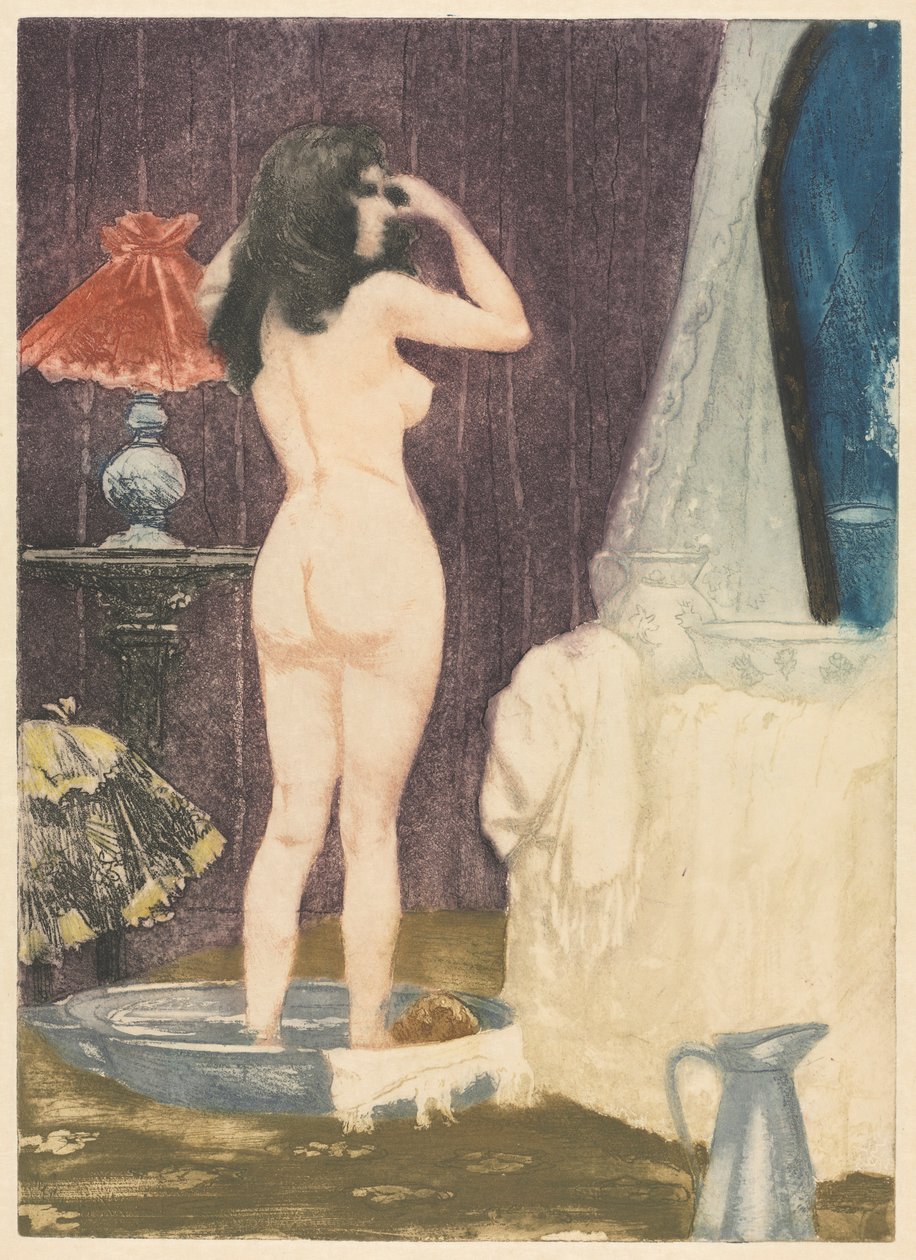 Omkledningsrommet, 1898. av Charles Maurin