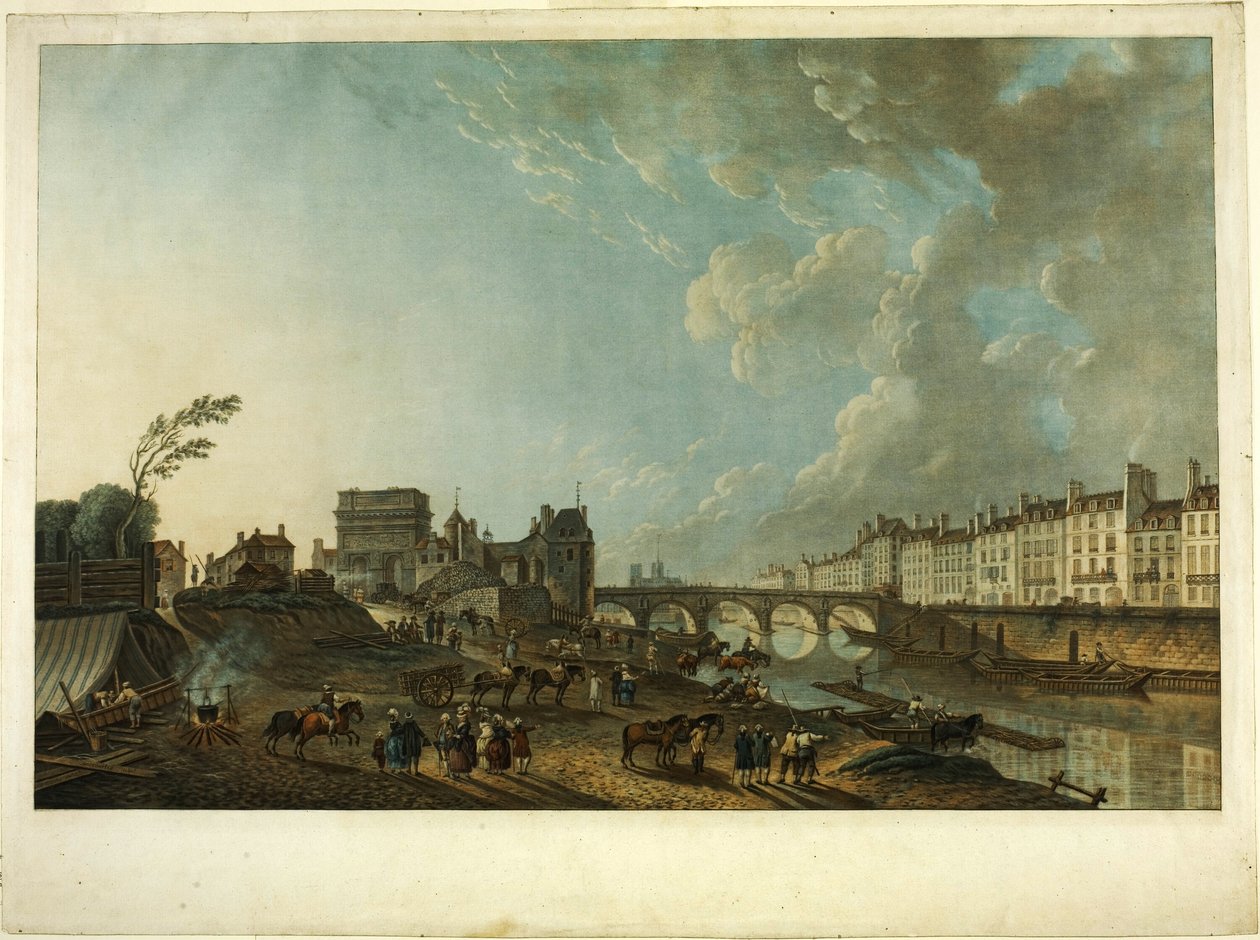 Port St. Bernard av Charles Melchior Descourtis