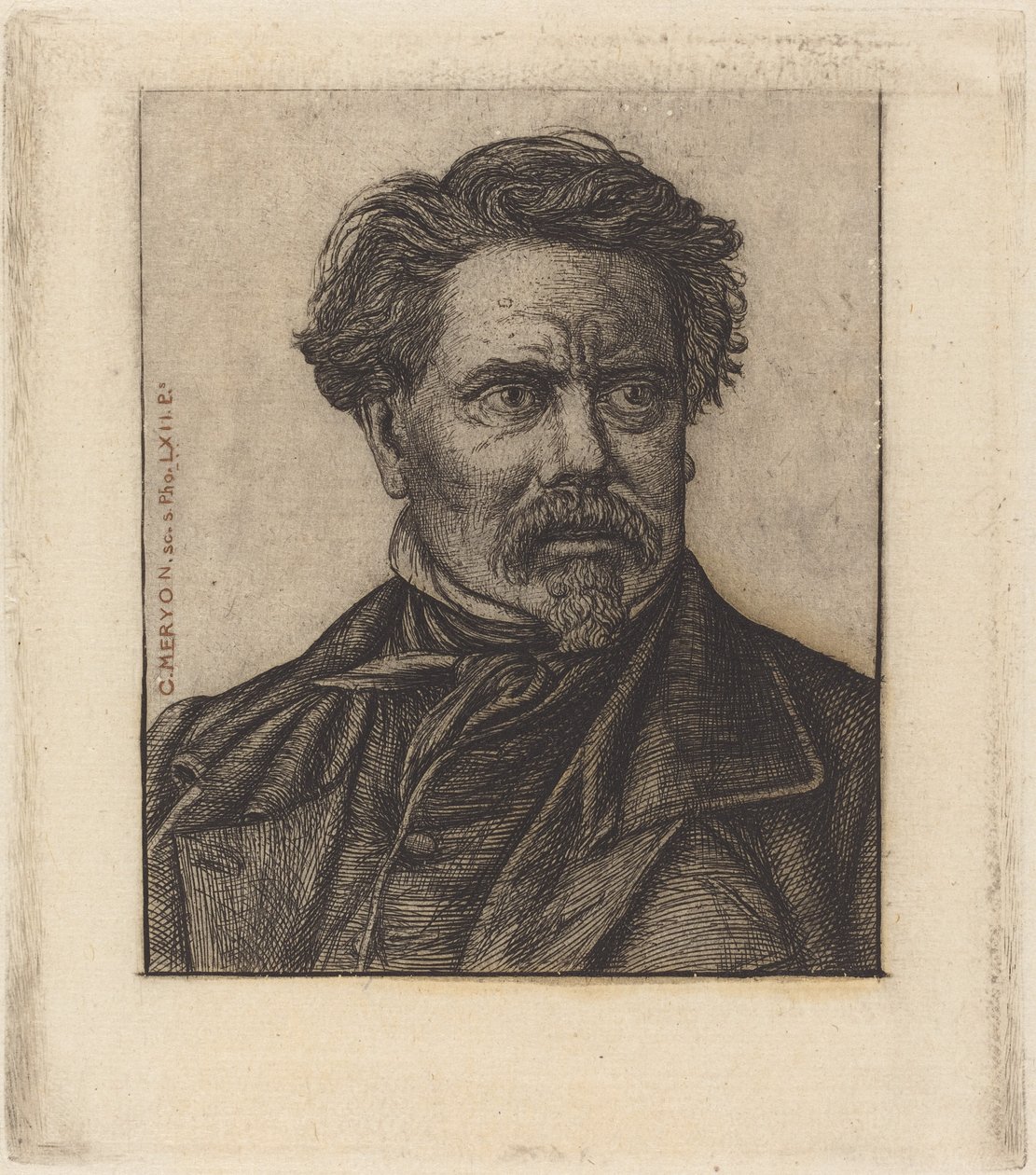 Benjamin Fillon av Charles Meryon