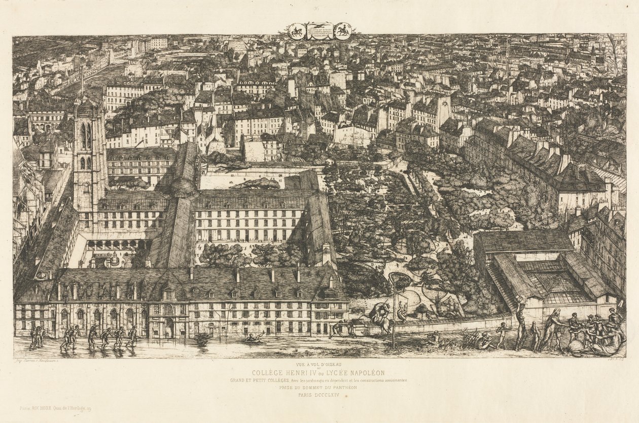 Høgskolen til Henry IV. av Charles Meryon