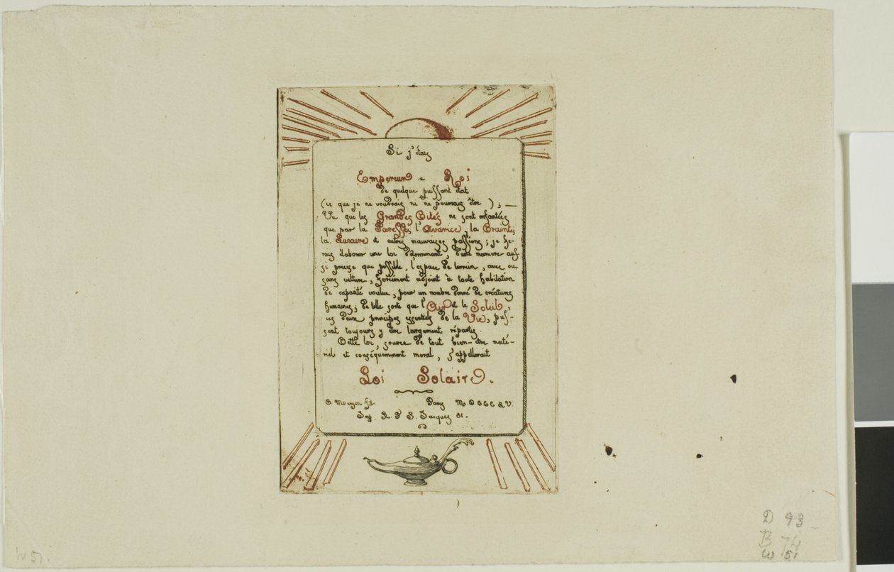 Solar lov av Charles Meryon