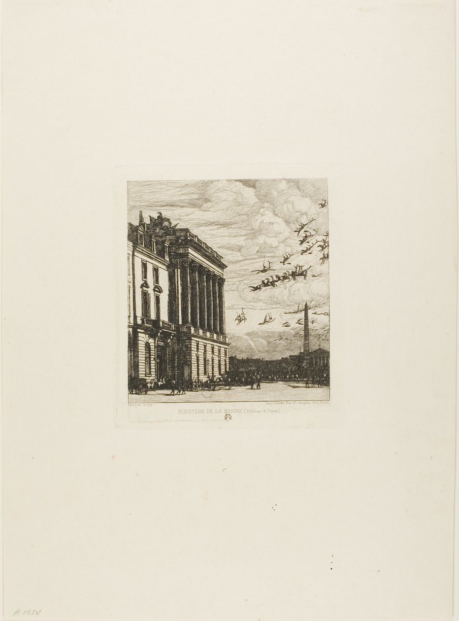Admiralitetet, Paris av Charles Meryon
