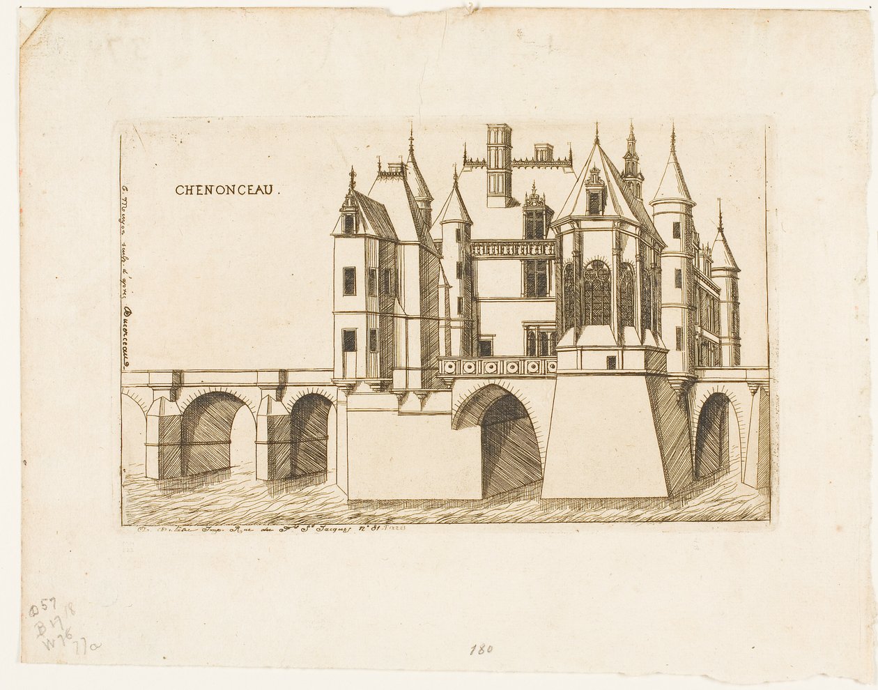 Château of Chenonceau, nr. 2 av Charles Meryon